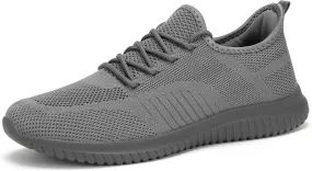 VAMJAM Men's Running Shoes Ultra Lightweight Fashion Sneakers Breathable Walking Shoes Non Slip Athletic Mesh Workout Casual Sports Shoes