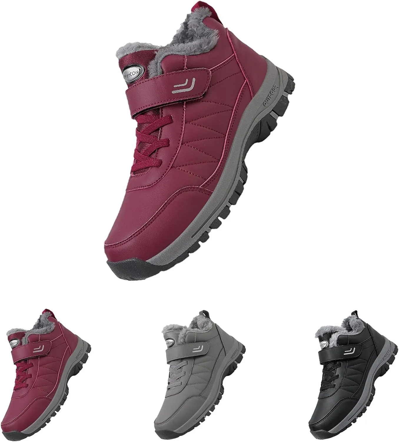 Winter Boots Woman Cotton Shoes Anti Slip Boots For Women Snow Boots Waetpoof Women Warm Snow Boots