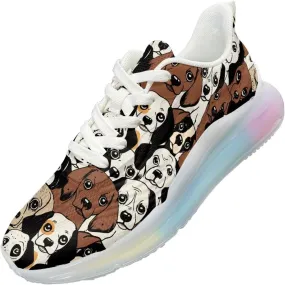 Women's Sneakers Lightweight Air Cushion Shoes Sports Running Tennis Shoes Non Slip Breathable Mesh Athletic Sneakers Walking Shoes US 6-11